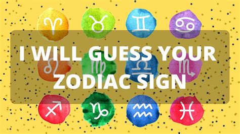 guess my zodiac sign